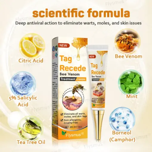 Flysmus® Tag Recede Bee Venom Treatment Cream