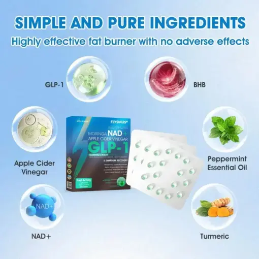 Flysmus® 𝐆𝐋𝐏-𝟏 𝐒𝐥𝐢𝐦𝐦𝐢𝐧𝐠 & 𝐇𝐞𝐚𝐥𝐭𝐡 𝐔𝐥𝐭𝐫𝐚 𝐂𝐨𝐧𝐜𝐞𝐧𝐭𝐫𝐚𝐭𝐞𝐝 𝐄𝐬𝐬𝐞𝐧𝐜𝐞 𝐋𝐢𝐪𝐮𝐢𝐝 𝐏𝐞𝐚𝐫𝐥𝐬