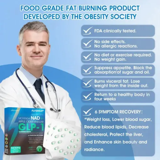Flysmus® 𝐆𝐋𝐏-𝟏 𝐒𝐥𝐢𝐦𝐦𝐢𝐧𝐠 & 𝐇𝐞𝐚𝐥𝐭𝐡 𝐔𝐥𝐭𝐫𝐚 𝐂𝐨𝐧𝐜𝐞𝐧𝐭𝐫𝐚𝐭𝐞𝐝 𝐄𝐬𝐬𝐞𝐧𝐜𝐞 𝐋𝐢𝐪𝐮𝐢𝐝 𝐏𝐞𝐚𝐫𝐥𝐬