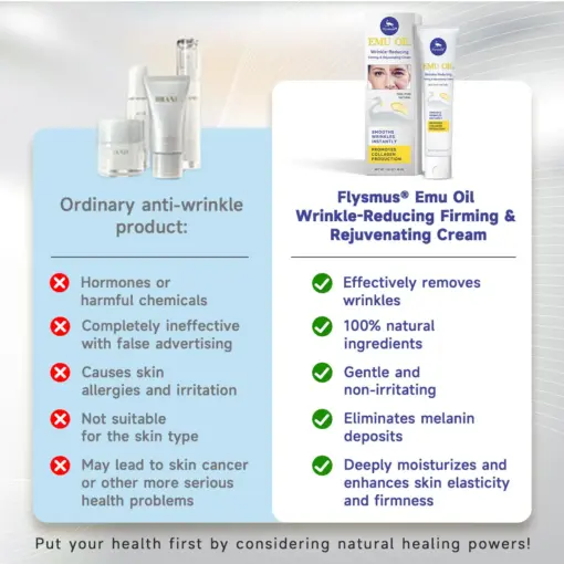 Flysmus® Emu Oil Anti-Wrinkle Firming & Revitalizing Cream
