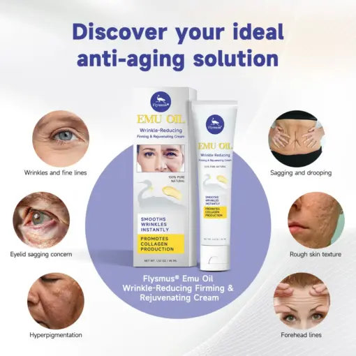 Flysmus® Emu Oil Anti-Wrinkle Firming & Revitalizing Cream