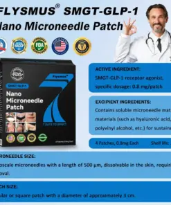 Flysmus® Nano Microneedle Patch with SMGT-GLP-1 & Matrixyl 3000