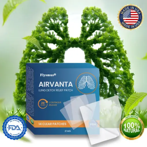 Flysmus® AirVanta Lung Detox Relief Patch
