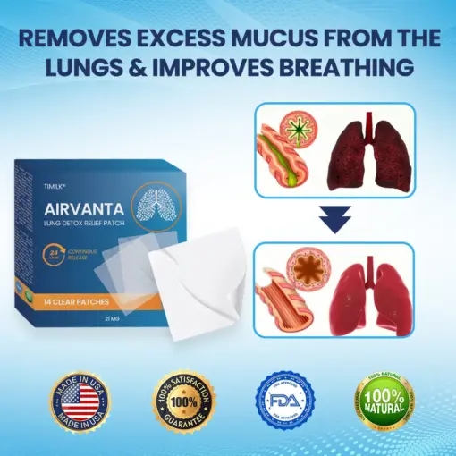Flysmus® AirVanta Lung Detox Relief Patch