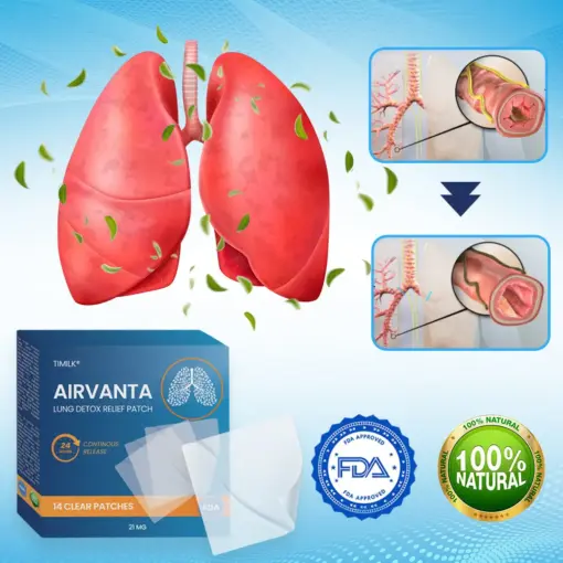 Flysmus® AirVanta Lung Detox Relief Patch