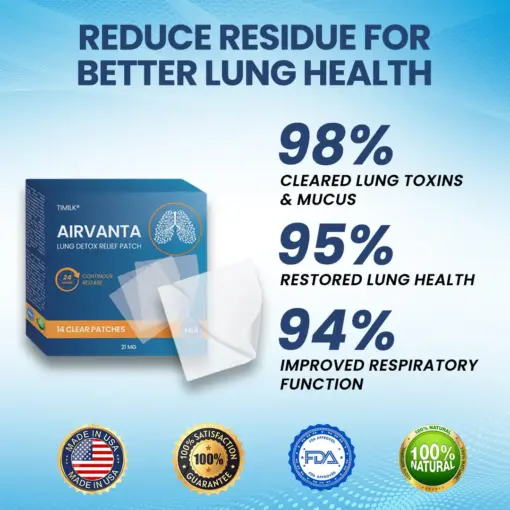 Flysmus® AirVanta Lung Detox Relief Patch