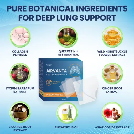 Flysmus® AirVanta Lung Detox Relief Patch