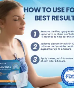 Flysmus® AirVanta Lung Detox Relief Patch