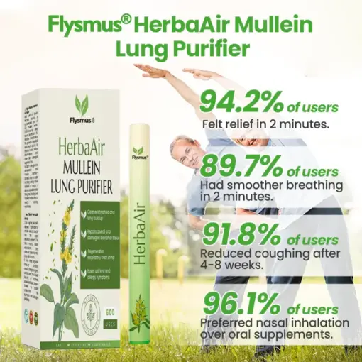 Flysmus® HerbaAir Mullein Lung Purifier