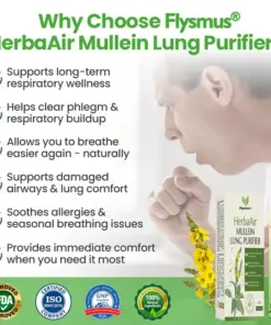 Flysmus® HerbaAir Mullein Lung Purifier