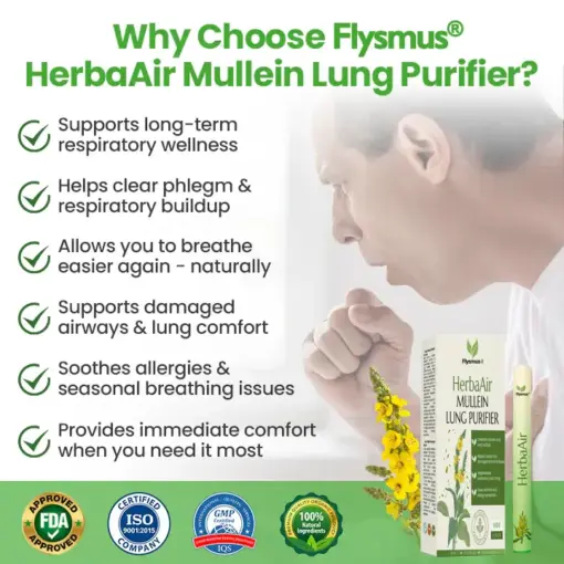 Flysmus® HerbaAir Mullein Lung Purifier