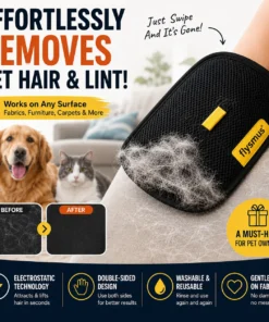 Flysmus® Pet Hair Remover Electrostatic Gloves