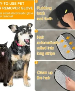 Flysmus® Pet Hair Remover Electrostatic Gloves